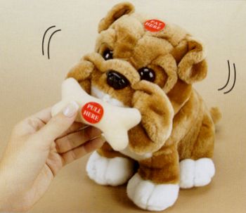 stuffed bulldog toy